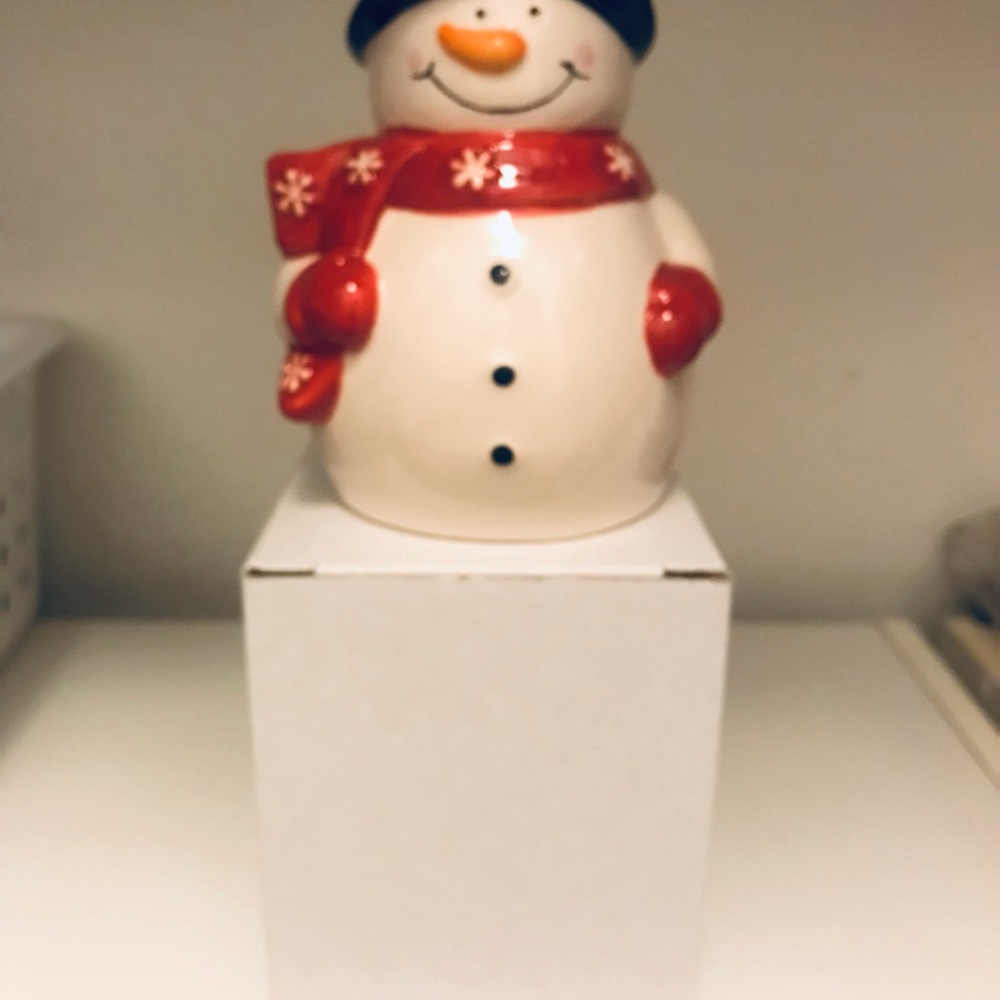 Snowman Money Box - Ceramic